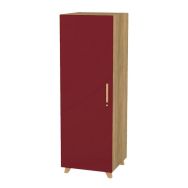 Armoire Silphy 1 porte brique avec serrure