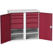 Armoire Verso 4x2 tiroirs portes pleines - Bott