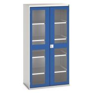 Armoire Verso Portes Transparentes 4 Tablettes, 16926277.11