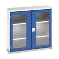 Armoire Verso Portes Transparentes Avec 2 Tablettes 1050x350x1000_Bott