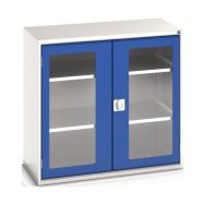 Armoire Verso Portes Transparentes Avec 2 Tablettes 1050x550x1000_Bott
