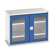 Armoire Verso Portes Transparentes Avec 2 Tablettes 1050x550x800_Bott