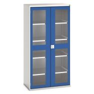 Armoire Verso Portes Transparentes Avec 4 Tablettes 1050x550x2000_Bott