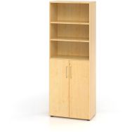 Armoire à 6 niveaux-3 niveaux avec portes-Érable-Érable