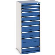 Armoire à 9 tiroirs Cubio - 650x750x1600mm - Bott