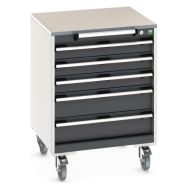Armoire à Tiroirs Roulante Cubio SLR-667-5.3 - Bott