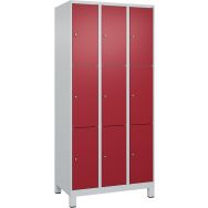 Armoire à casiers Classic PLUS sur pieds - 9 casiers - CP
