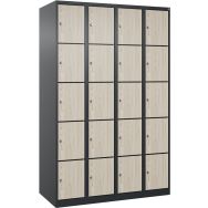 Armoire à casiers Evolo PLUS-20 casiers-RAL7021