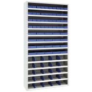 Armoire à compartiments avec bacs amovibles