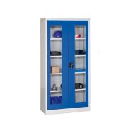 Armoire à outils - 195x95x40 cm - Portes bleues