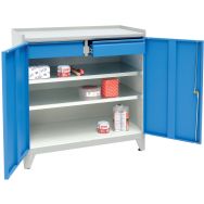 Armoire à outils sur pieds - 2 portes - Manutan Expert