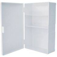 Armoire à pharmacie 1 porte en plastique - blanc