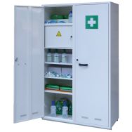 Armoire à pharmacie 2 portes.