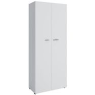 Armoire à portes battantes Open - Blanc/ blanc