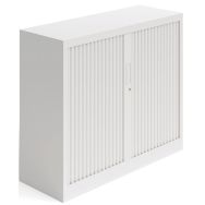 Armoire à rideaux Classif 102x120 cm corps blanc/rid Blanc