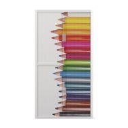 Armoire à rideaux personnalisée crayons hauteur 204 cm