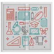 Armoire à rideaux personnalisée outils du savoir-EasyOffice