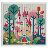 Armoire à rideaux personnalisée princesse des bois-EasyOffice