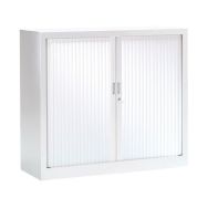Armoire à rideaux unis haut 100 cm Vinco