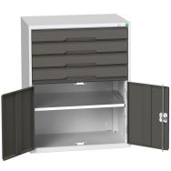 Armoire à tiroirs Verso - 1000mm - 4 tiroirs - Bott