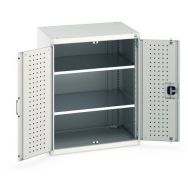 Armoire basse Cubio 2 portes perforées - Hauteur 1000mm - Bott