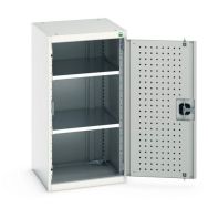 Armoire basse Cubio porte perforée - Hauteur 1000 mm - Bott