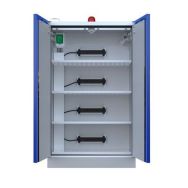 Armoire batterie haute 2 portes avec centrale d'alarme