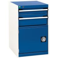 Armoire combinée 2 tiroirs Cubio SL 525x650x800mm - Bott