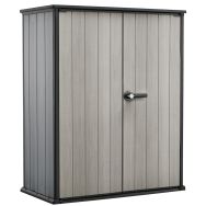 Armoire de jardin BROSSIUM 1400 L résine - gris