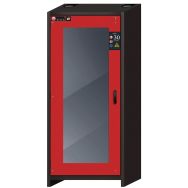 Armoire de sécurité Q-DISPLAY-30 Gris/Rouge RAL 3020 - asecos