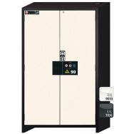 Armoire de sécurité Q-PEGASUS-90 Gris RAL 7016/Blanc RAL 9010 - asecos