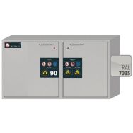 Armoire de sécurité combinée K-UB-90 Gris clair RAL 7035 - asecos