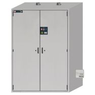 Armoire de sécurité pour fûts avec étagère et socle de transport - asecos