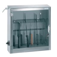 Armoire de stérilisation chêne pour 25 couteaux