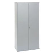Armoire démontable métal porte batt. 80x198 cm Gris clair