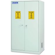 Armoire haute 2 portes pleines avec étagères coulissantes