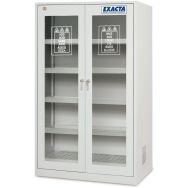 Armoire haute 2 portes vitrées - 2 compartiments