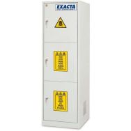 Armoire haute compartiment superposé - 3 portes pleines