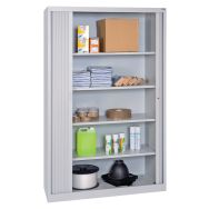 Armoire haute portes à rideaux 1200 x 1950 x 450 mm