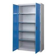 Armoire haute portes battantes Thurmetall L/H/P 1000 x 1950 x 500 mm