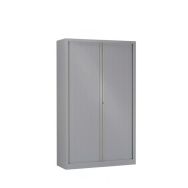 Armoire métal à rideaux 120 x 198 cm à monter coloris gris