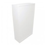 Armoire métal à rideaux H.198cm blanc