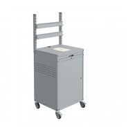 Armoire mobile avec 2 supports bacs à bec  Modulinfo - Sofame