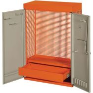 Armoire murale 2 portes orange 900x250x602mm