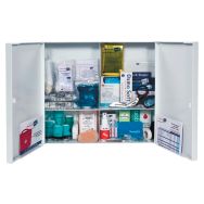 Armoire pharmacie 1er secours pvc double porte - garnie -Securimed