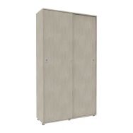 Armoire portes coulissantes haut. 214 cm béton