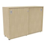 Armoire portes coulissantes haut. 86 cm chêne