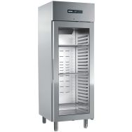 Armoire positive GN2/1,cuve inox ,1 P vitrée,700L,sans groupe-ENERGY700TN/PV/R-Afinox