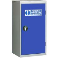 Armoire pour EPI, 1 porte, 2 étagères, 910 mm de haut