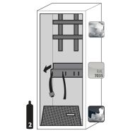 Armoire pr bouteilles de gaz G-ULTIMATE-90 G90.145.060 Blanc